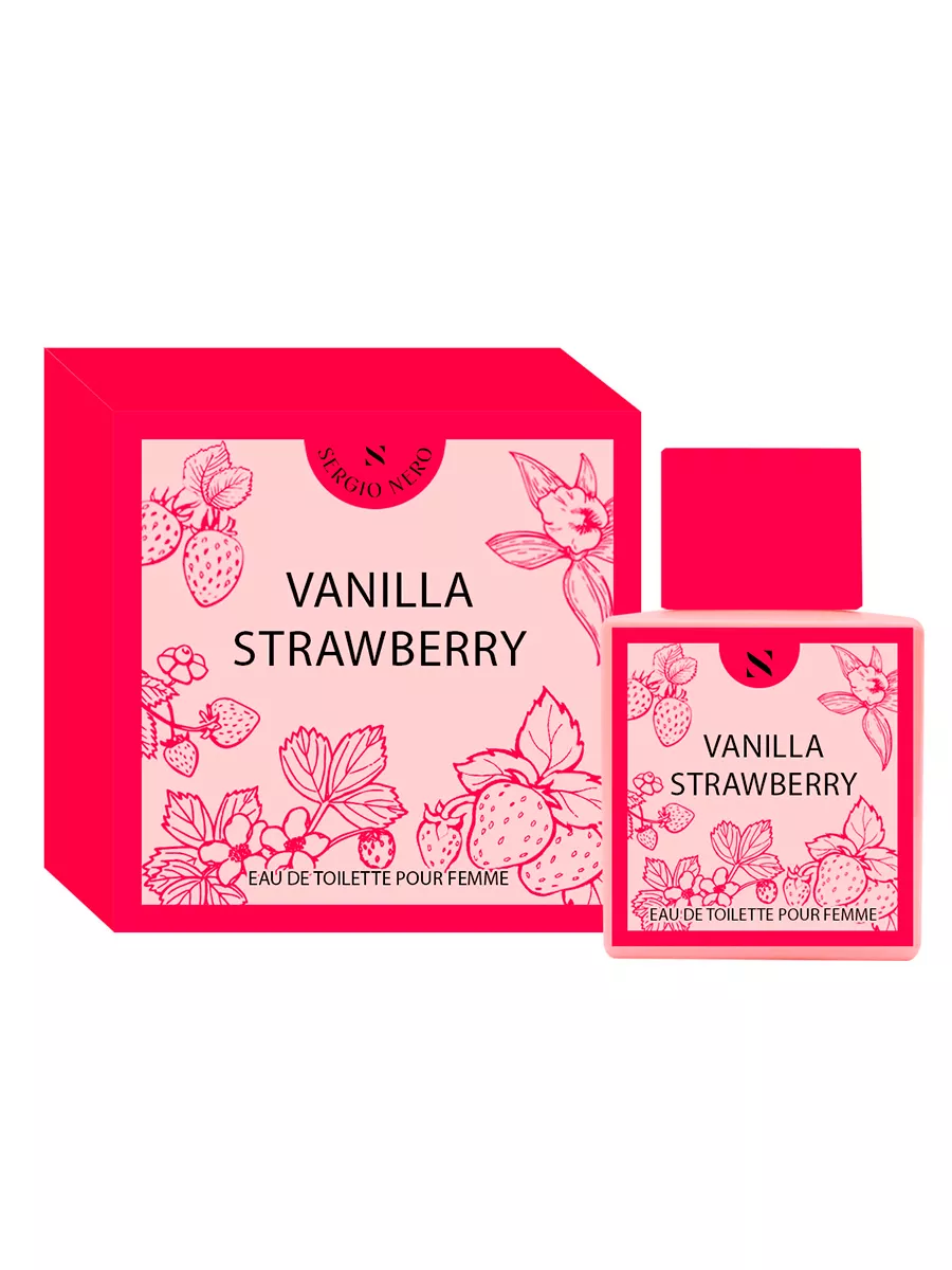 Туалетная вода с запахом клубники Vanilla Strawberry 50 мл