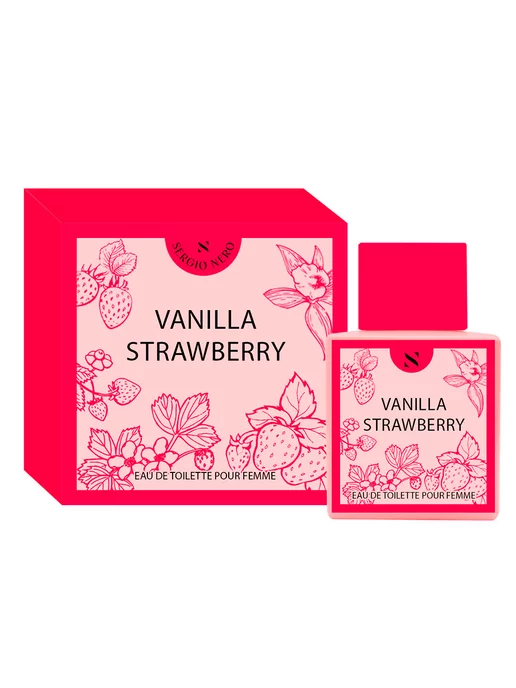 EUROLUXE Туалетная вода с запахом клубники Vanilla Strawberry 50 мл, 50 мл