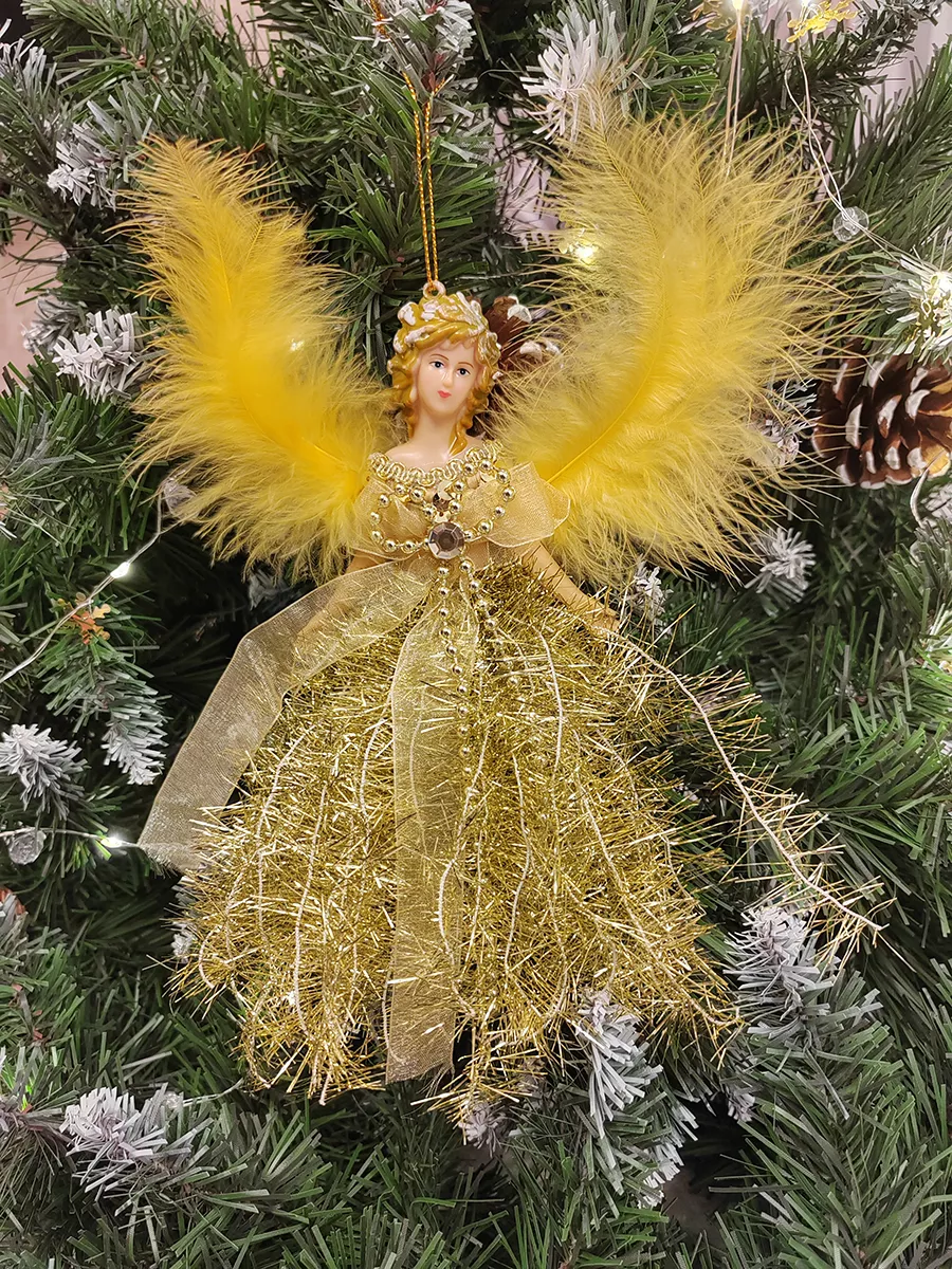 Ангелочек, игрушка из ваты на елку | Фото и цена в каталоге