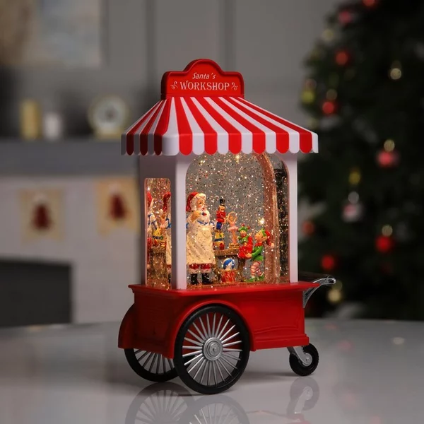 Фигура Новогодняя Мастерская 16.5х10.24 см, USB, музыка