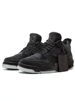 Кроссовки Nike Air 4 Retro KAWS Black Jordan 175343802 купить за 4 966 ₽ в интернет-магазине Wildberries