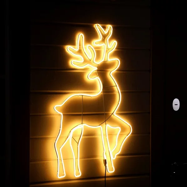 Неоновая фигура Серебрянное копытце, 55х92 см, 672 LED