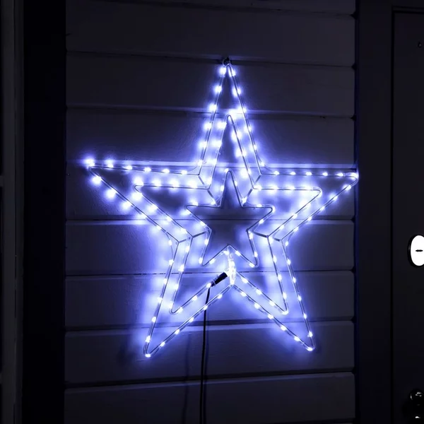 Новогодняя фигура Звёзды, 80 см, 120 LED, мигание