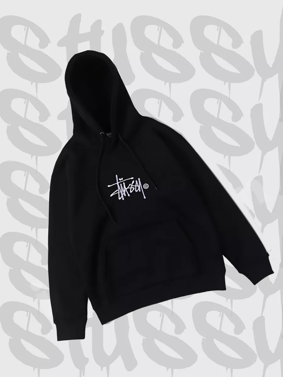 Худи мужское женское унисекс оверсайз Stussy 175360454 купить в  интернет-магазине Wildberries