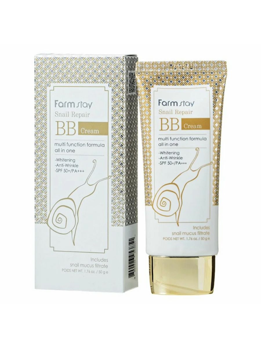 Farmstay SPF 50 Snail. Farmstay крем ББ улиточный Farmstay Snail Repair BB Cream 50мл. BB Cream 50 SPF. Корейский крем с улиткой СПФ.