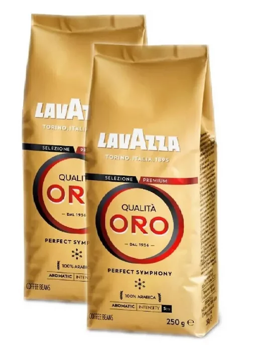 Lavazza Кофе в Зернах Qualita Oro 250 г х 2 шт