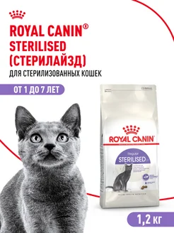 Корм сухой для стерилизованных кошек, 1.2кг ROYAL CANIN 175388690 купить за 1 318 ₽ в интернет-магазине Wildberries