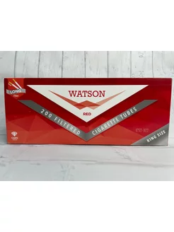 Сигаретные гильзы Watson RED King Size 200 шт. (24 мм) Watson 175400480 купить за 363 ₽ в интернет-магазине Wildberries