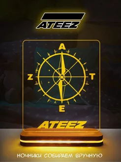 Ночник декоративный Ateez Эйтиз USB подарочный Hilari geek 175409287 купить за 1 125 ₽ в интернет-магазине Wildberries