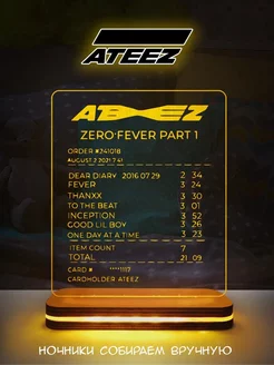 Ночник декоративный Ateez Эйтиз USB подарочный Hilari geek 175409290 купить за 1 125 ₽ в интернет-магазине Wildberries