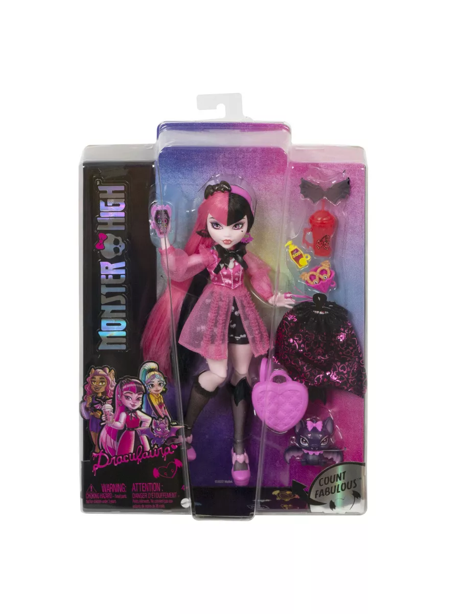 Кукла Монстер Хай Дракулаура HHK51 Monster High 175439826 купить за 4 942 ₽  в интернет-магазине Wildberries