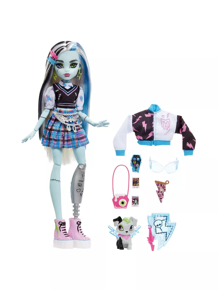 Кукла Монстер Хай Frankie Stein HHK53 Monster High 175440449 купить за 4  991 ₽ в интернет-магазине Wildberries