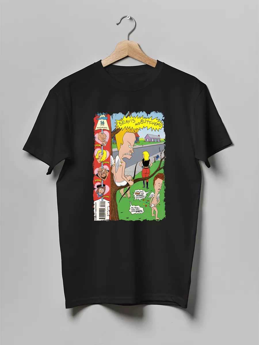 Футболка Beavis and Butt-Head Бивис и Батхед MTV Adult Swim Каждому Своё  Cartoons 175450586 купить за 869 ₽ в интернет-магазине Wildberries