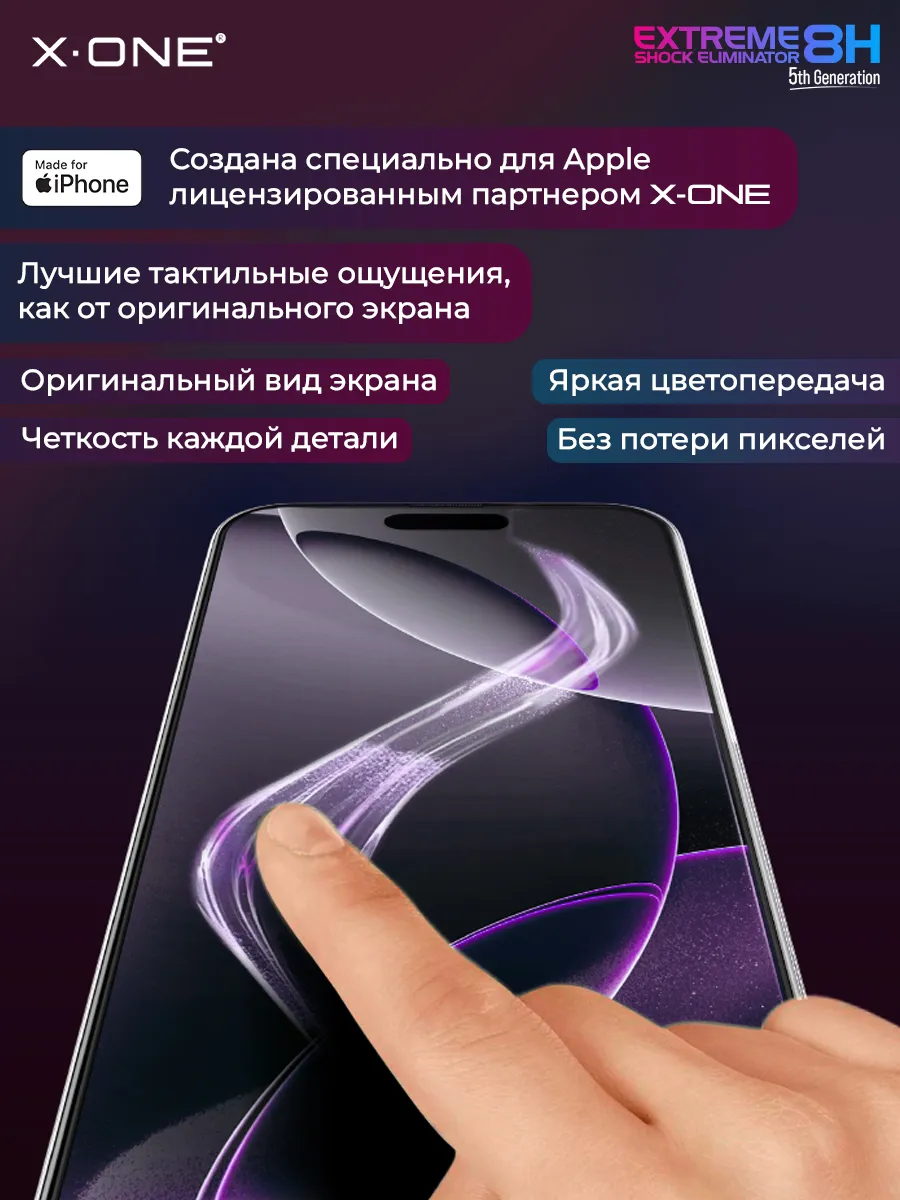 Бронепленка iPhone 15 Pro Защитная пленка Айфон X-ONE 175453804 купить за 2  040 ₽ в интернет-магазине Wildberries