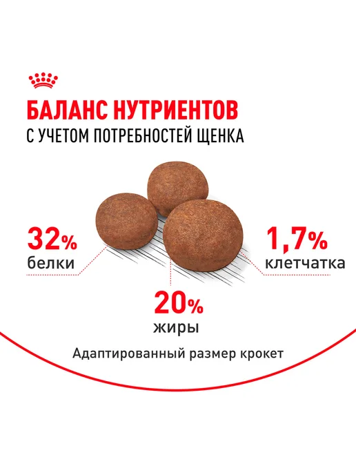 Сухой корм Royal canin для собак, средние, щенки, 3 кг, фото 4
