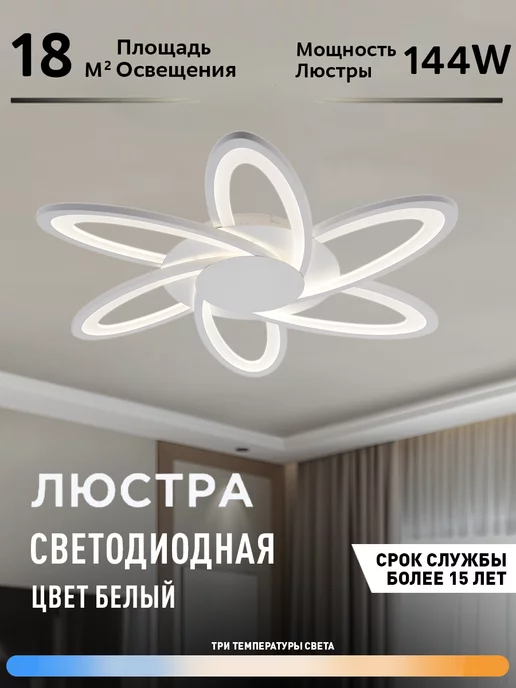 Profit Light Люстра потолочная светодиодная c пультом