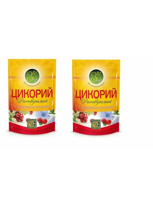 ЗДРАВНИК Цикорий со вкусом брусники 85 г, 2 шт, 85 г, 2 шт