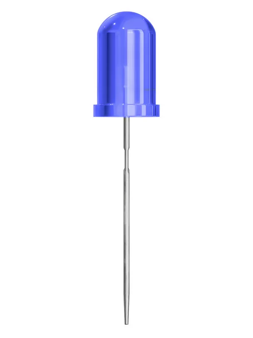 GSMIN Набор светодиодов LED F3 SL4, 10 штук (Синий), синий, фото 2