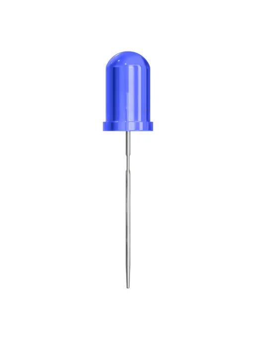 GSMIN Набор светодиодов LED F3 SL4, 10 штук (Синий), синий, фото 3