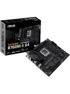 Материнская плата TUF GAMING B760M-E D4, LGA1700 Asus 175487885 купить за 13 476 ₽ в интернет-магазине Wildberries