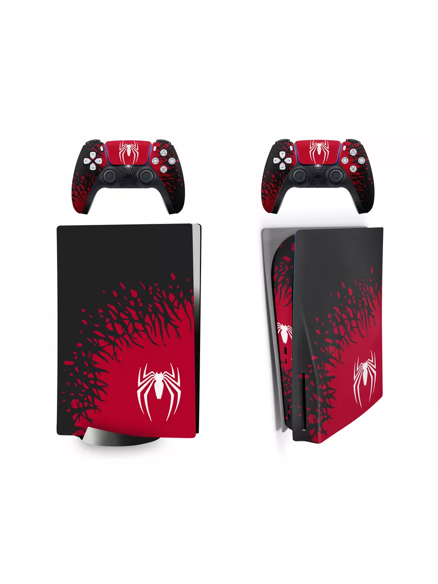 Наклейка для приставки Sony PlayStation 5 Disc Edition Spider-Man 175500708  купить за 913 ₽ в интернет-магазине Wildberries