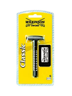 Classic / Т-образная бритва + 5 лезвий Wilkinson Sword 175503599 купить за 339 ₽ в интернет-магазине Wildberries