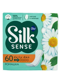 Silk Sense Daily Deo Ромашка, 60 шт ola 175518128 купить за 316 ₽ в интернет-магазине Wildberries