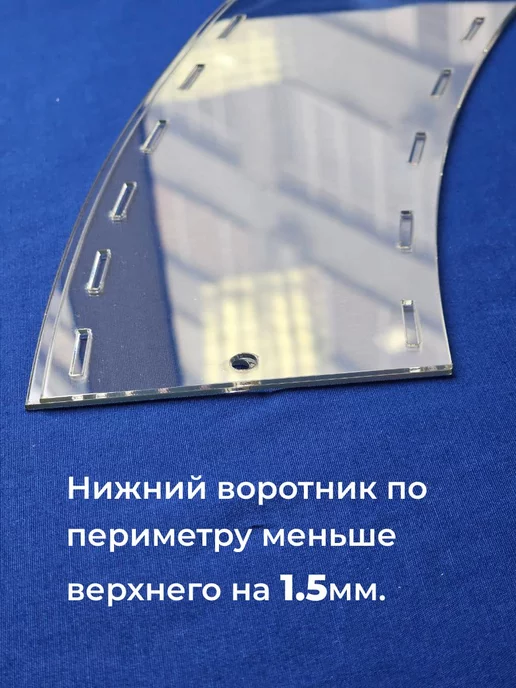 Девайсы портного Лекало выкройка отложного воротника с отрезной стойкой, вариант, фото 8