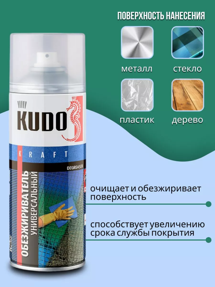 Обезжириватель для авто универсальный 520мл KUDO 175552301 купить за 487 ₽  в интернет-магазине Wildberries