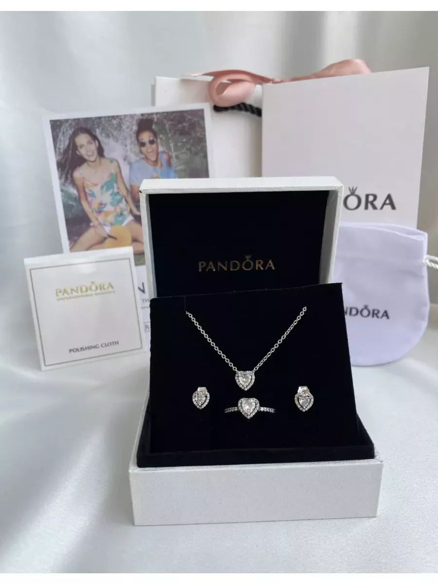 Комплект Pandora из серебра PANDORA 175574787 купить за 4 666 ₽ в  интернет-магазине Wildberries