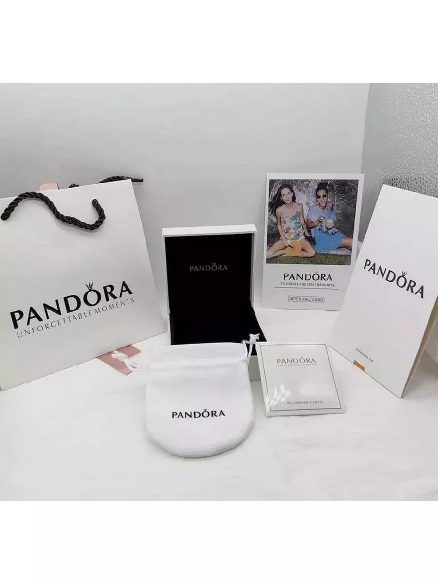 Комплект Pandora из серебра PANDORA 175574787 купить за 4 666 ₽ в  интернет-магазине Wildberries