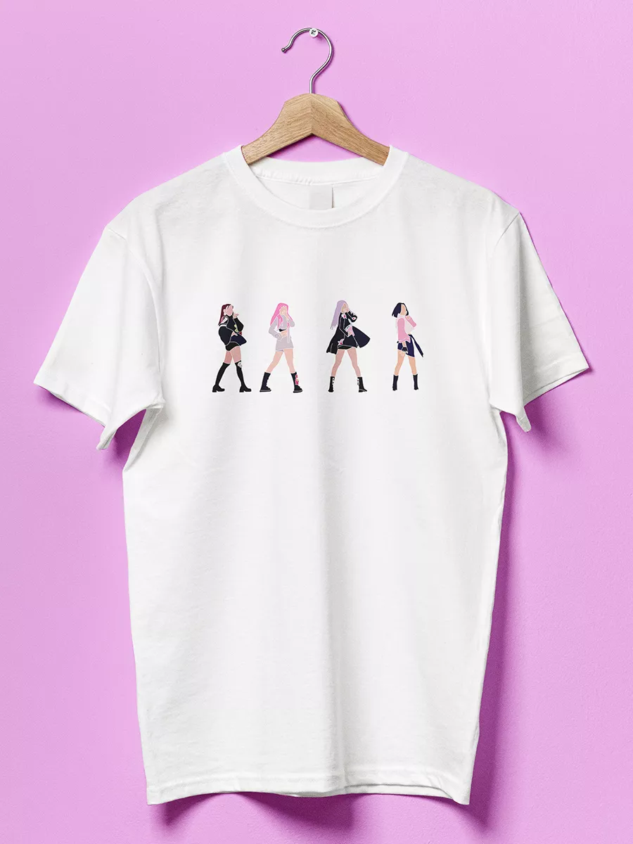 Футболка с принтом Blackpink группа Блэкпинк