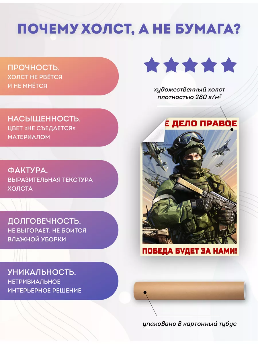 Постер СВО Русский Солдат Победа (17) 40х60 см PosterNak 175581200 купить  за 899 ₽ в интернет-магазине Wildberries