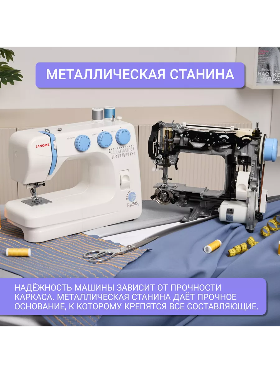 Швейная машина Janome Top 22 S Janome 175634949 купить в интернет-магазине  Wildberries