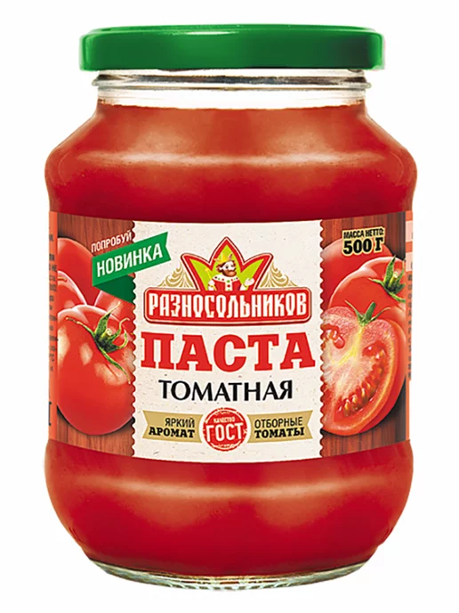 Разносольников Томатная паста 500гр, 500 г, фото 8