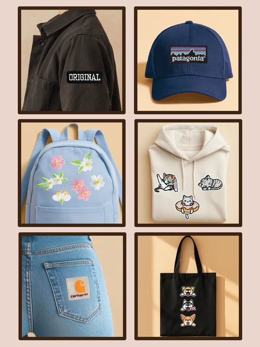 my JAM Термонаклейки Tommy Hilfiger нашивка бренд на одежду Патч, белый, фото 4