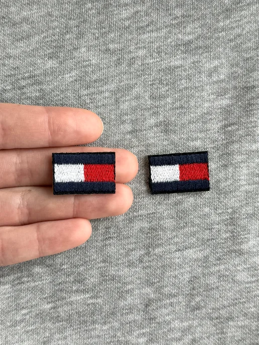 my JAM Термонаклейки Tommy Hilfiger нашивка бренд на одежду Патч, белый, фото 7