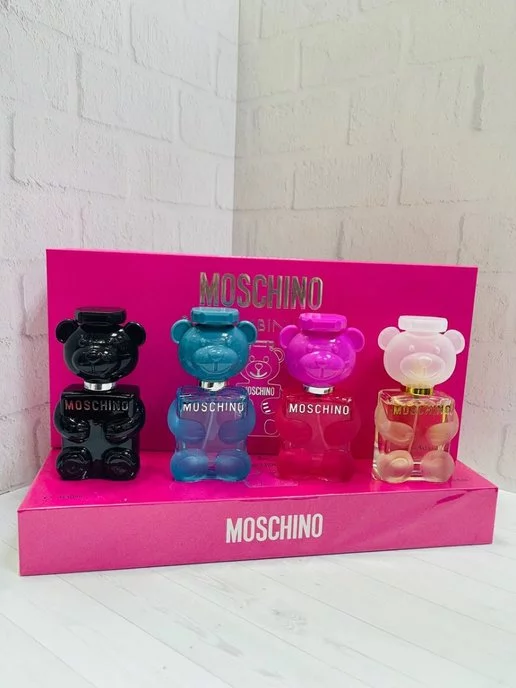 НАБОРЫ Набор подарочный духи мишка moschino toy москино 4х30 мл