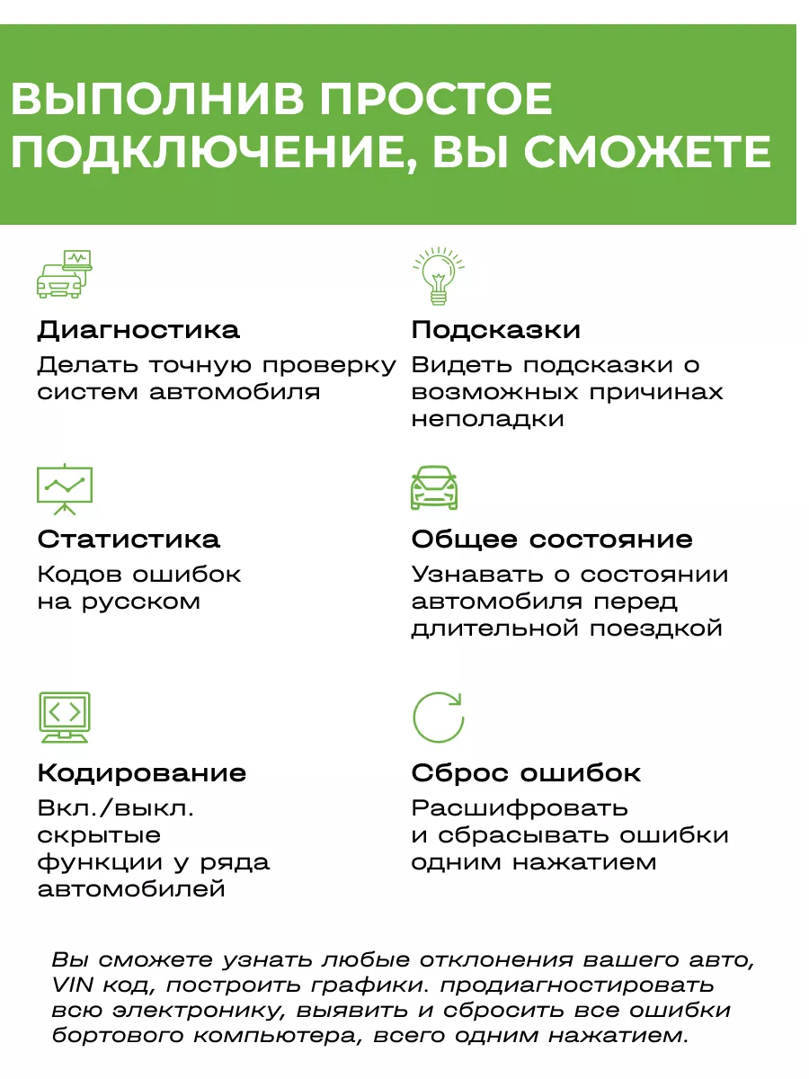 Автосканер для диагностики elm 327 OBD2 v1.5 подарок мужчине 175681682  купить за 420 ₽ в интернет-магазине Wildberries