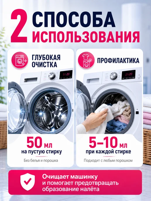 ПАПА СЛОН Средство от накипи для стиральных и посудомоечных машин 500, вариант, фото 5