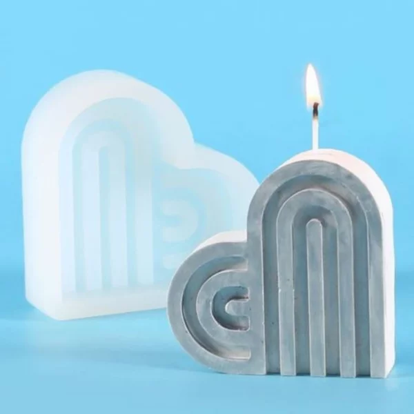 Молд «Абстракция. Сердце» 10,3х9,5х2,5 см