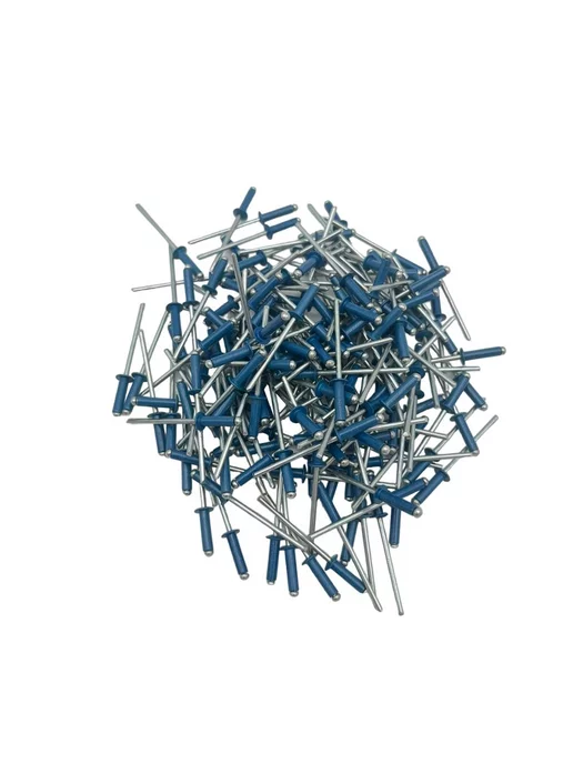 Sorrex OY Заклепка вытяжная синяя цветная 3,2х8 RAL 5009 алюм сталь, 3.2x8, фото 2
