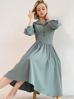 Платье BERTA деловое офисное в полоску MARICHUELL 175706001 купить за 8 074 ₽ в интернет-магазине Wildberries