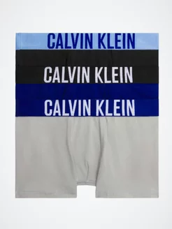Трусы боксеры 3 шт из хлопка для детей Calvin Klein 175706055 купить за 2 431 ₽ в интернет-магазине Wildberries