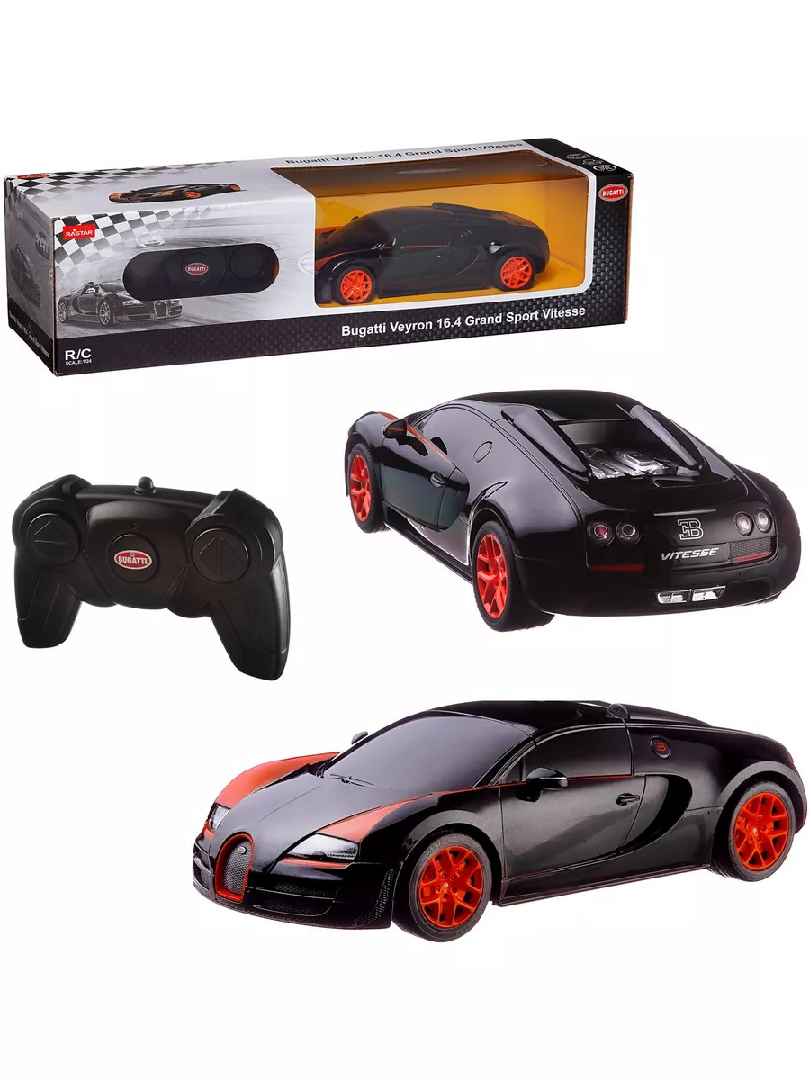 Машина р у 124 Bugatti Grand Sport Vitesse Цвет Черный 47000 RASTAR  175740631 купить за 2 276 ₽ в интернет-магазине Wildberries