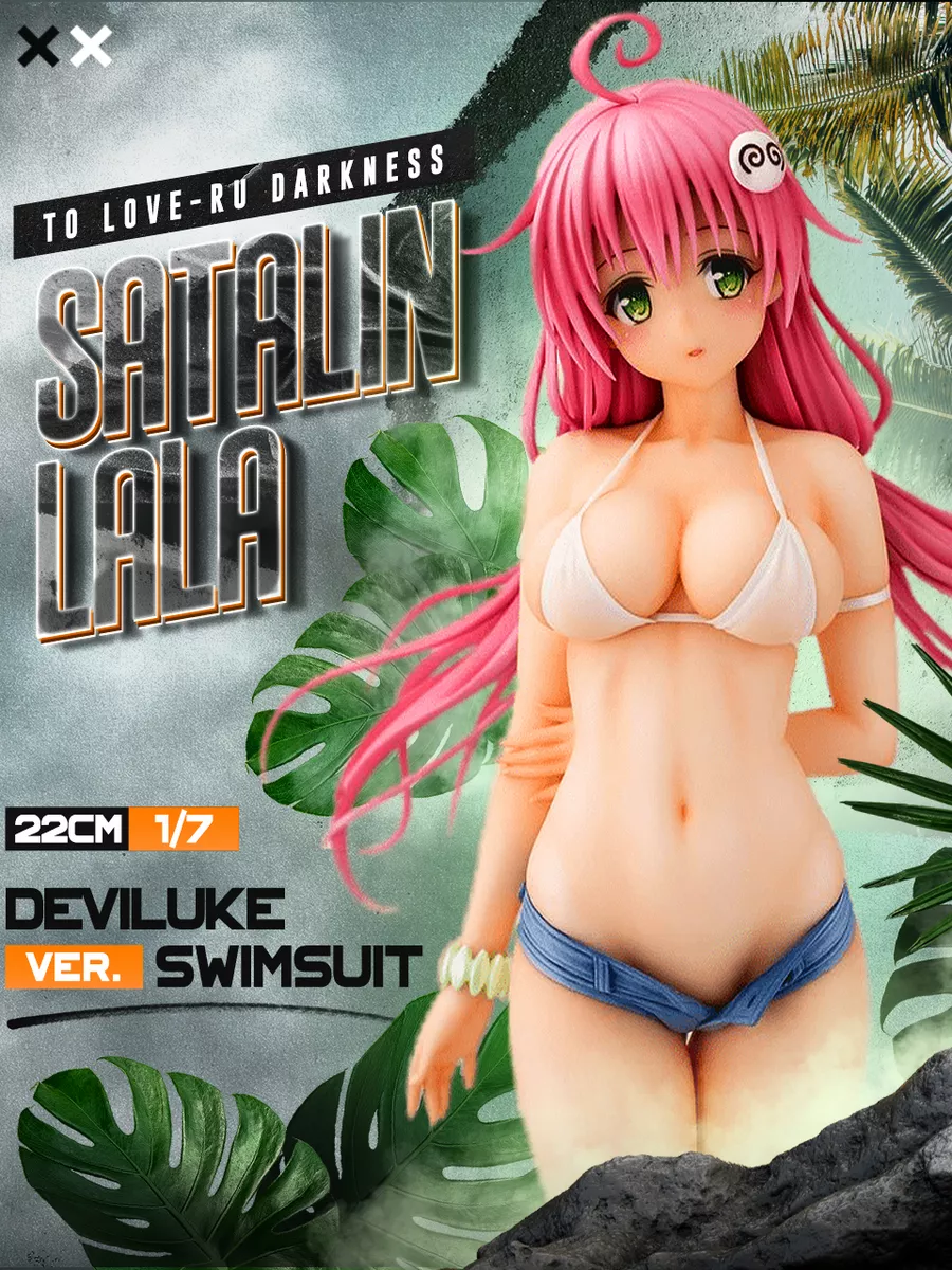 Аниме фигурка Lala Satalin Deviluke Swimsuit ver. 22 см LAWE MY FIGURE  175744221 купить в интернет-магазине Wildberries