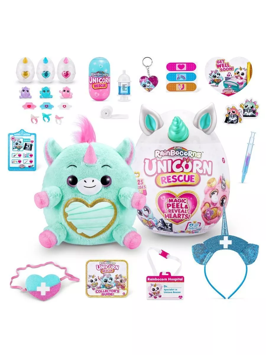 Игрушка ZURU Рейнбокорнс яйцо Unicorn Rescue серия 4 9262A Rainbocorns  175803530 купить в интернет-магазине Wildberries