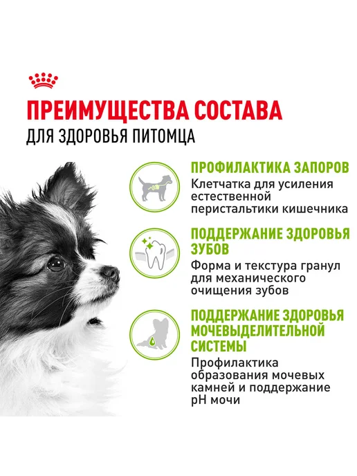 Сухой корм Royal canin Икс Смолл для собак, взрослые, мелкие, 3 кг, фото 4