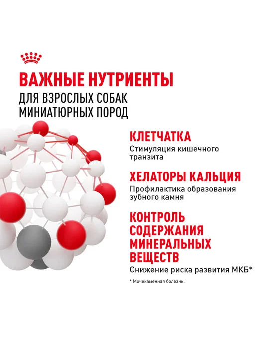 Сухой корм Royal canin Икс Смолл для собак, взрослые, мелкие, 3 кг, фото 6