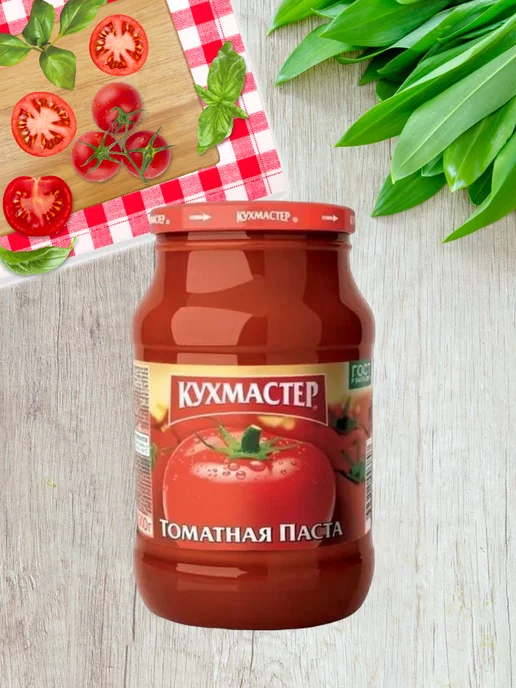 КухМастер Томатная паста 28%, 1 кг, 1 кг, фото 2
